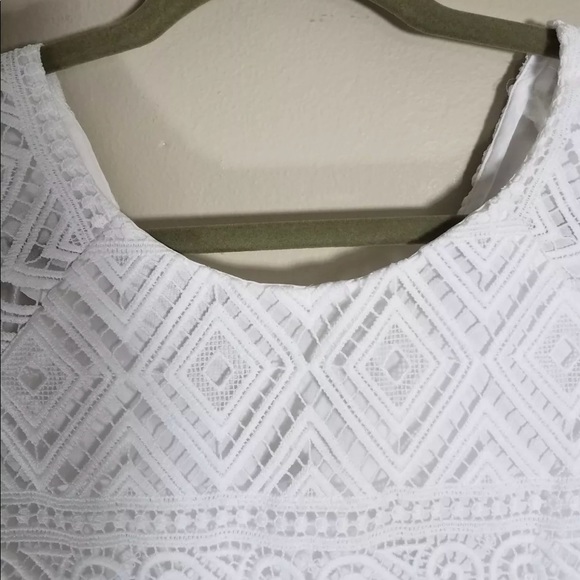 ‼️SOLD‼️ Madewell White Eyelet Lace Dress - Picture 5 of 8
